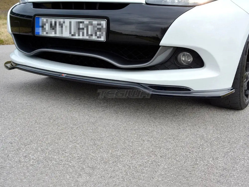 Maxton Design Front Splitter V.1 Renault CLIO MK3 RS Facelift 09-12