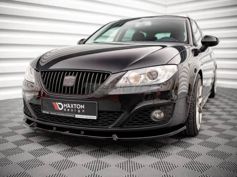 Maxton Design Front Splitter V.1 Seat EXEO 09-13