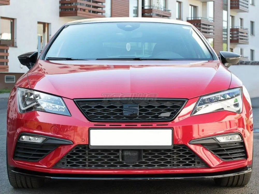 Maxton Design Front Splitter V.1 Seat Leon MK 3.5 Cupra fr Estate 17-19