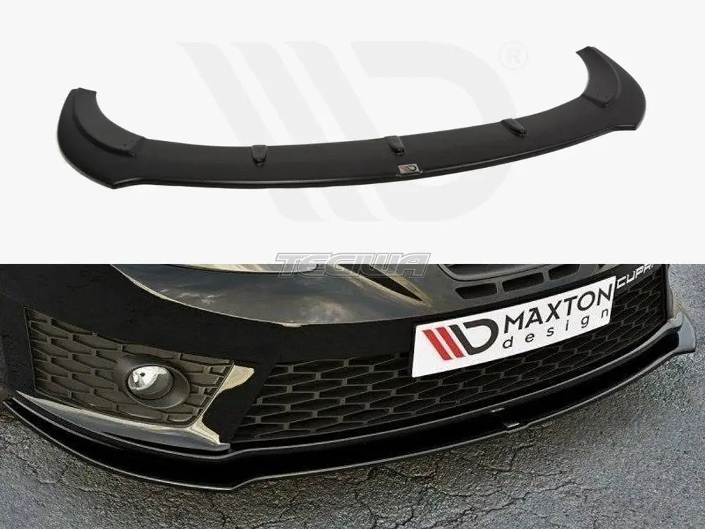 Maxton Design Front Splitter V.1 Seat Leon MK2 Cupra FR Facelift