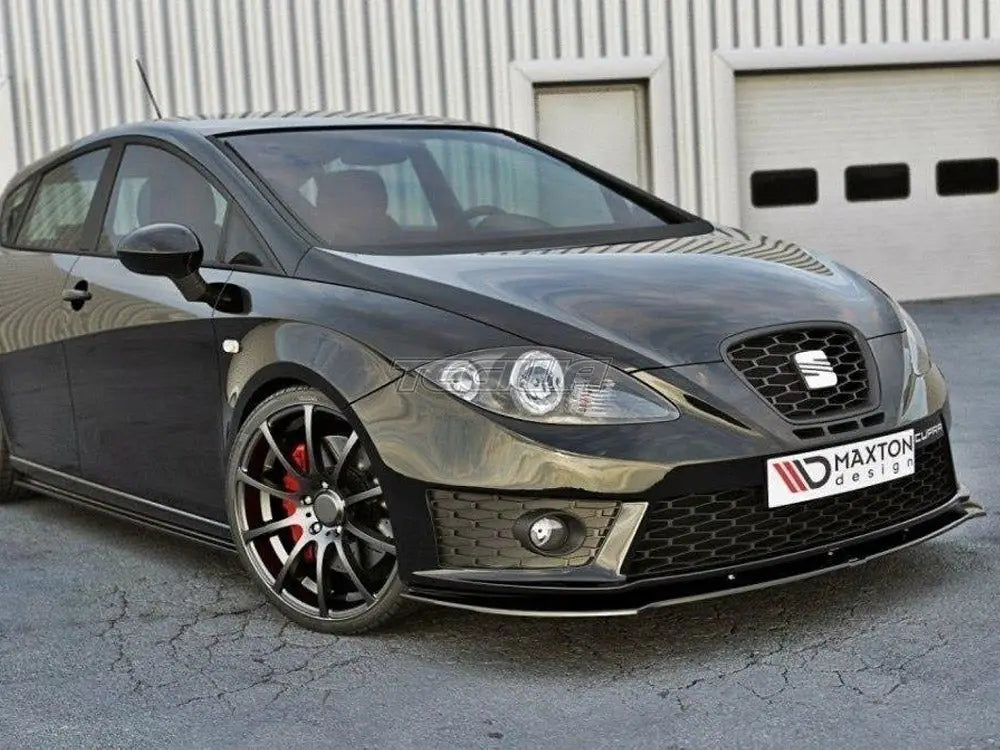 Maxton Design Front Splitter V.1 Seat Leon MK2 Cupra FR Facelift