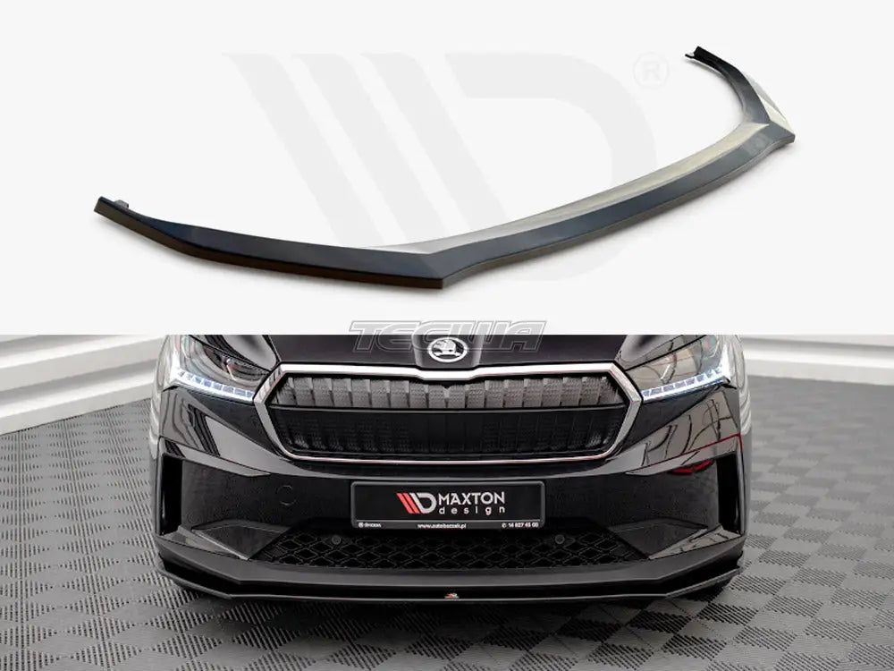 Maxton Design Front Splitter V.1 Skoda Enyaq IV 2020-