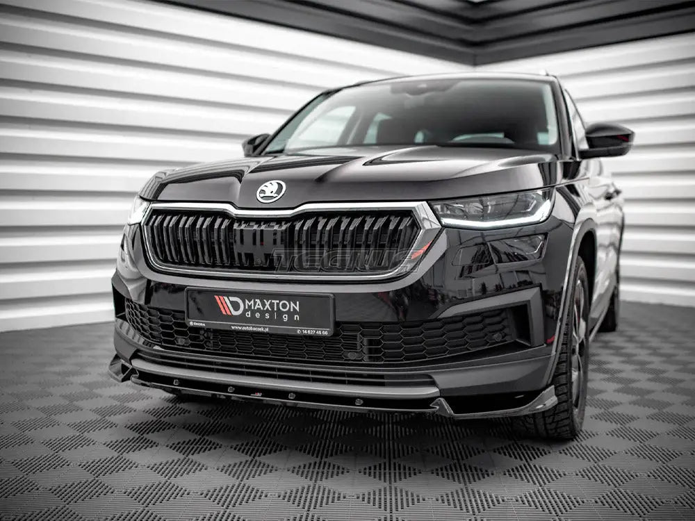 Maxton Design Front Splitter V.1 Skoda Kodiaq MK1 Facelift 2021-