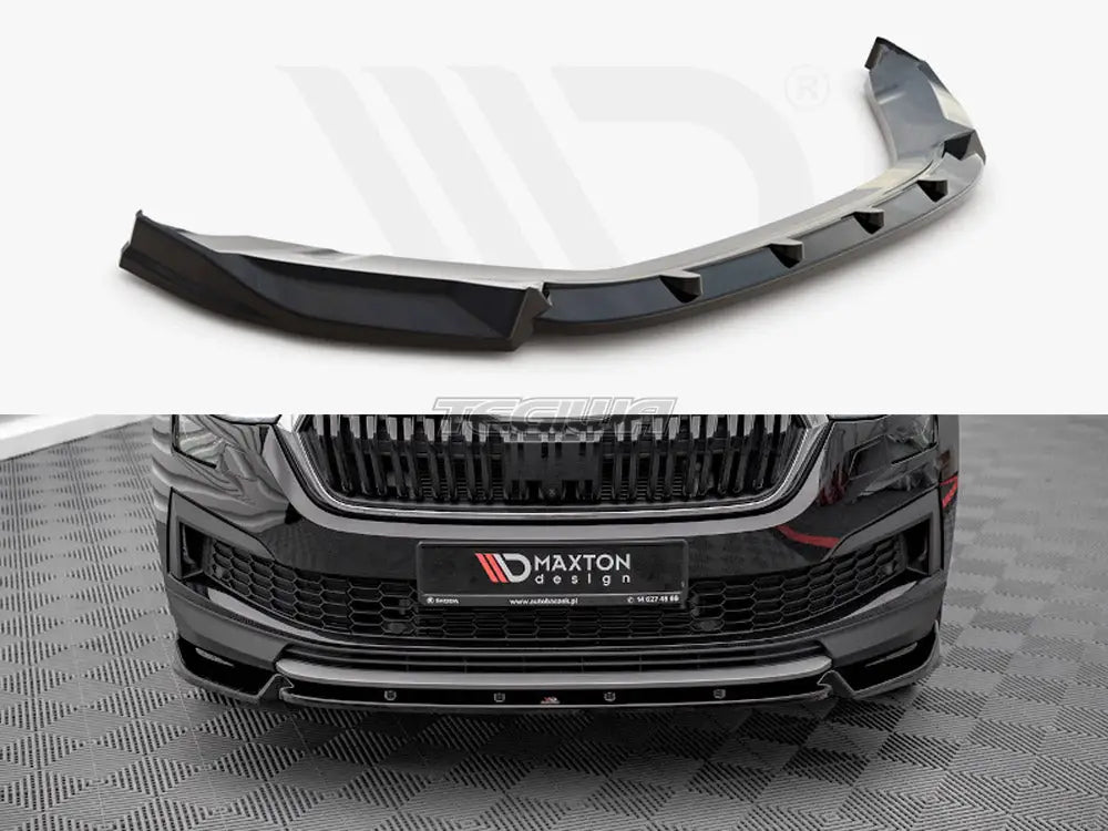 Maxton Design Front Splitter V.1 Skoda Kodiaq MK1 Facelift 2021-