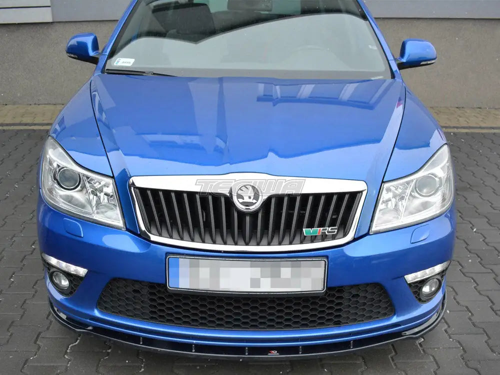 Maxton Design Front Splitter V.1 Skoda Octavia MK2 VRS Facelift 06-13