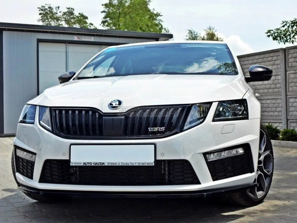 Maxton Design Front Splitter V.1 Skoda Octavia MK3 VRS 01-16