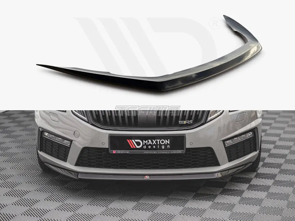 Maxton Design Front Splitter V.1 Skoda Octavia RS MK3 Facelift 16-19