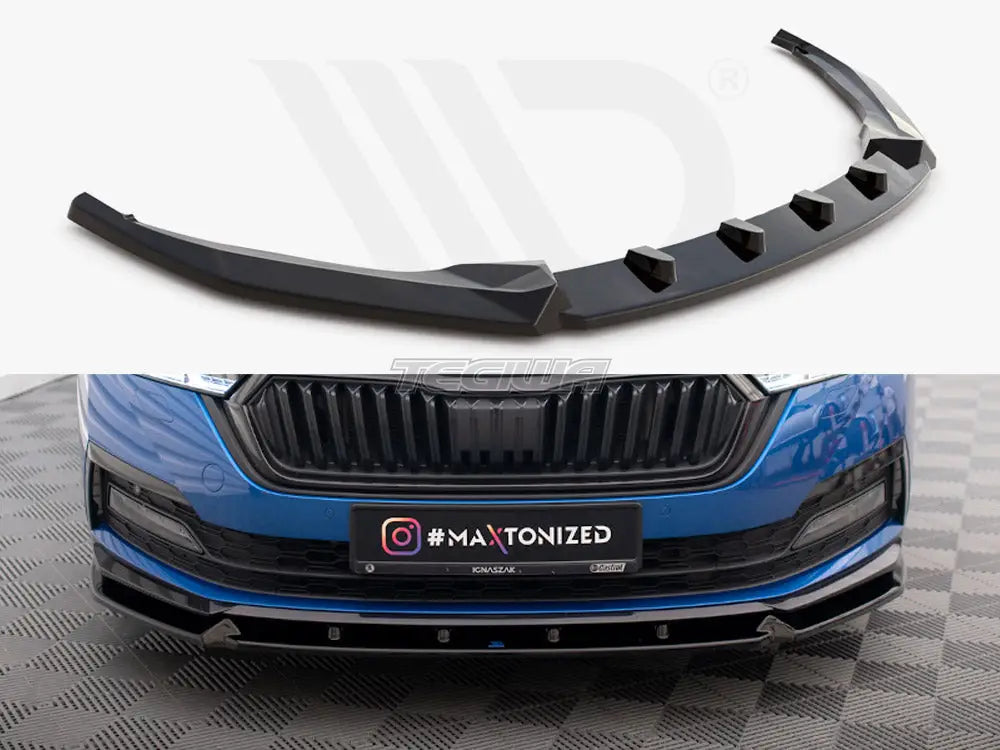 Maxton Design Front Splitter V.1 Skoda Octavia Sportline Mk4