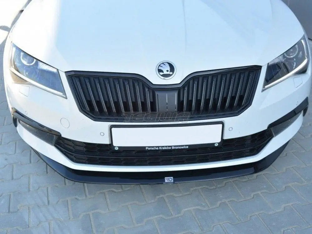 Maxton Design Front Splitter V.1 Skoda Superb III