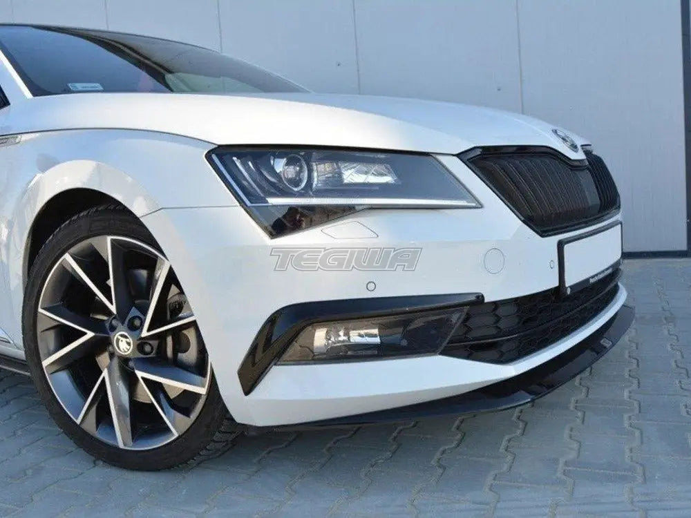 Maxton Design Front Splitter V.1 Skoda Superb III