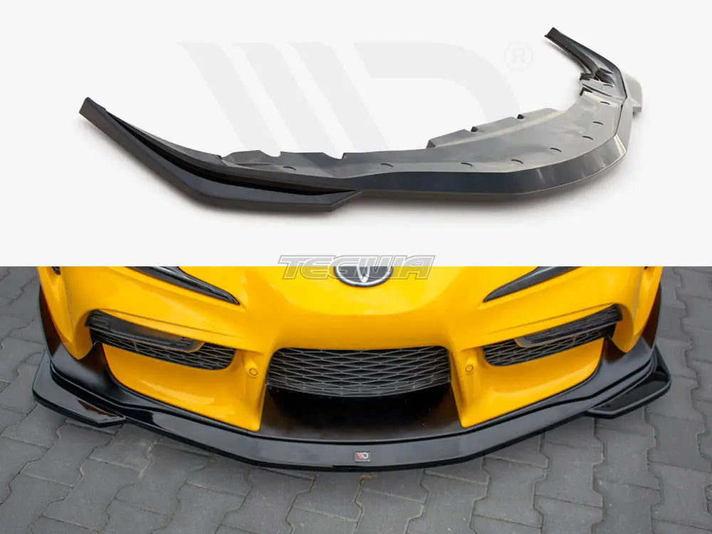 Maxton Design Front Splitter V.1 Toyota Supra MK5 2019-