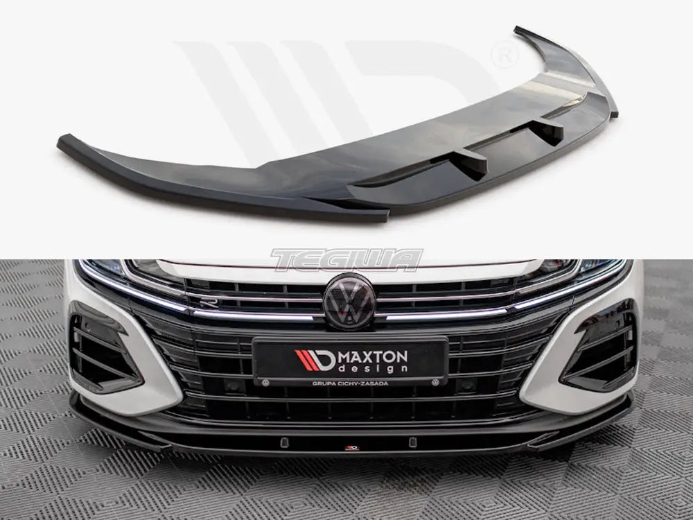 Maxton Design Front Splitter V.1 Volkswagen Arteon R 2020-