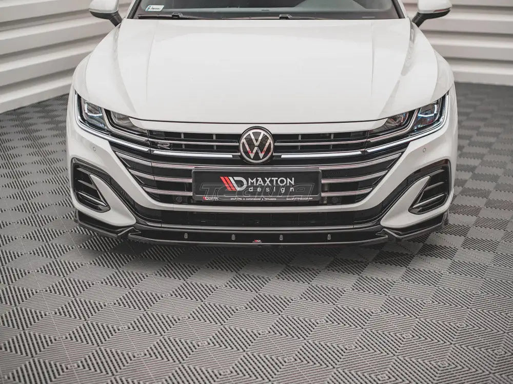 Maxton Design Front Splitter V.1 Volkswagen Arteon R-line Facelift 2020-