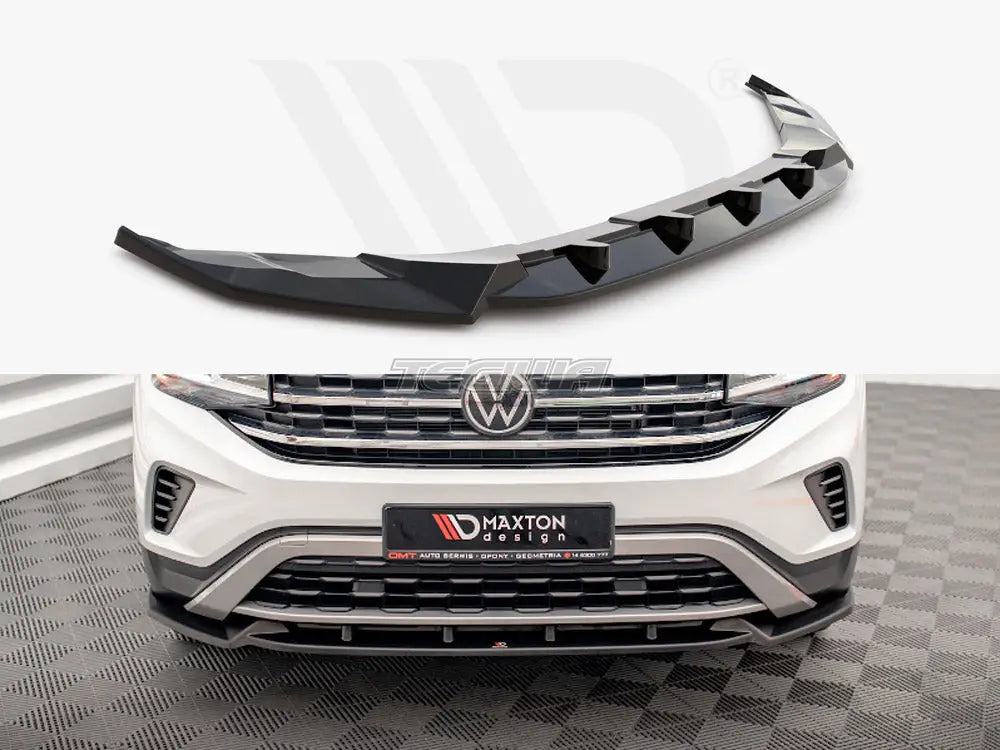 Maxton Design Front Splitter V.1 Volkswagen Atlas Cross Sport 2020-