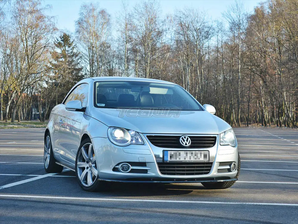 Maxton Design Front Splitter V.1 Volkswagen EOS 09-10