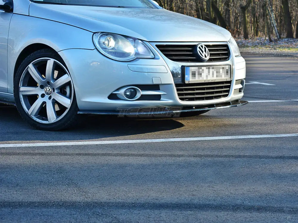 Maxton Design Front Splitter V.1 Volkswagen EOS 09-10