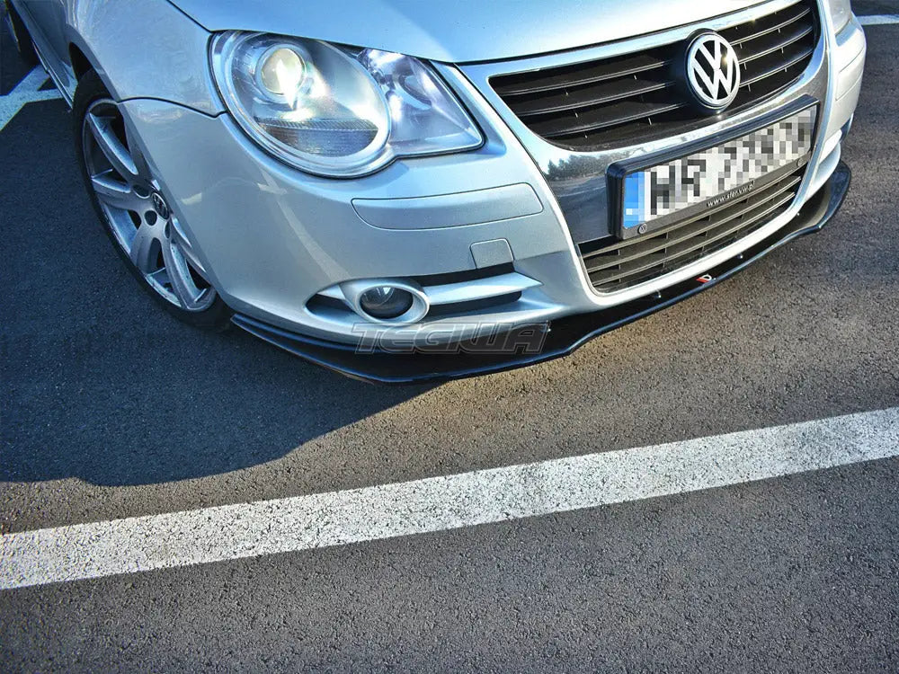 Maxton Design Front Splitter V.1 Volkswagen EOS 09-10