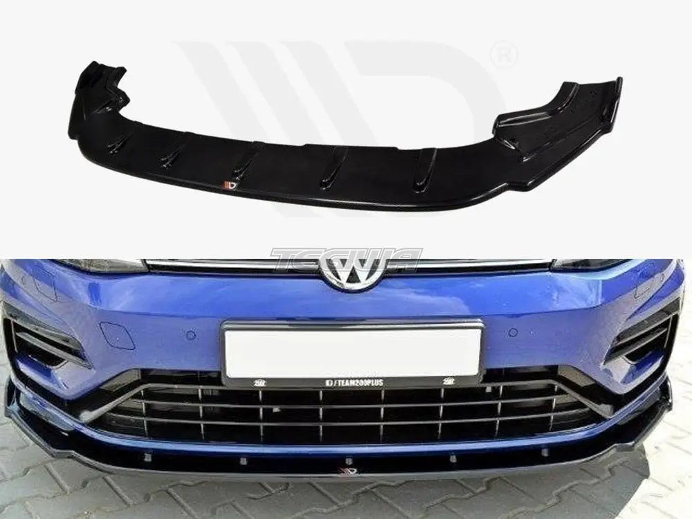 Maxton Design Front Splitter V.1 Volkswagen Golf R 7.5 2017-19