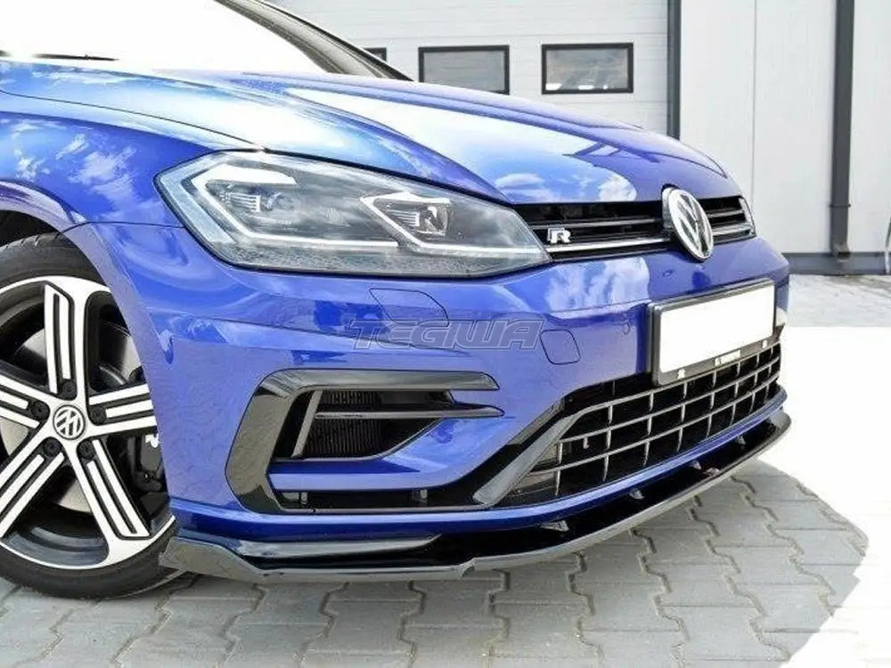 Maxton Design Front Splitter V.1 Volkswagen Golf R 7.5 2017-19