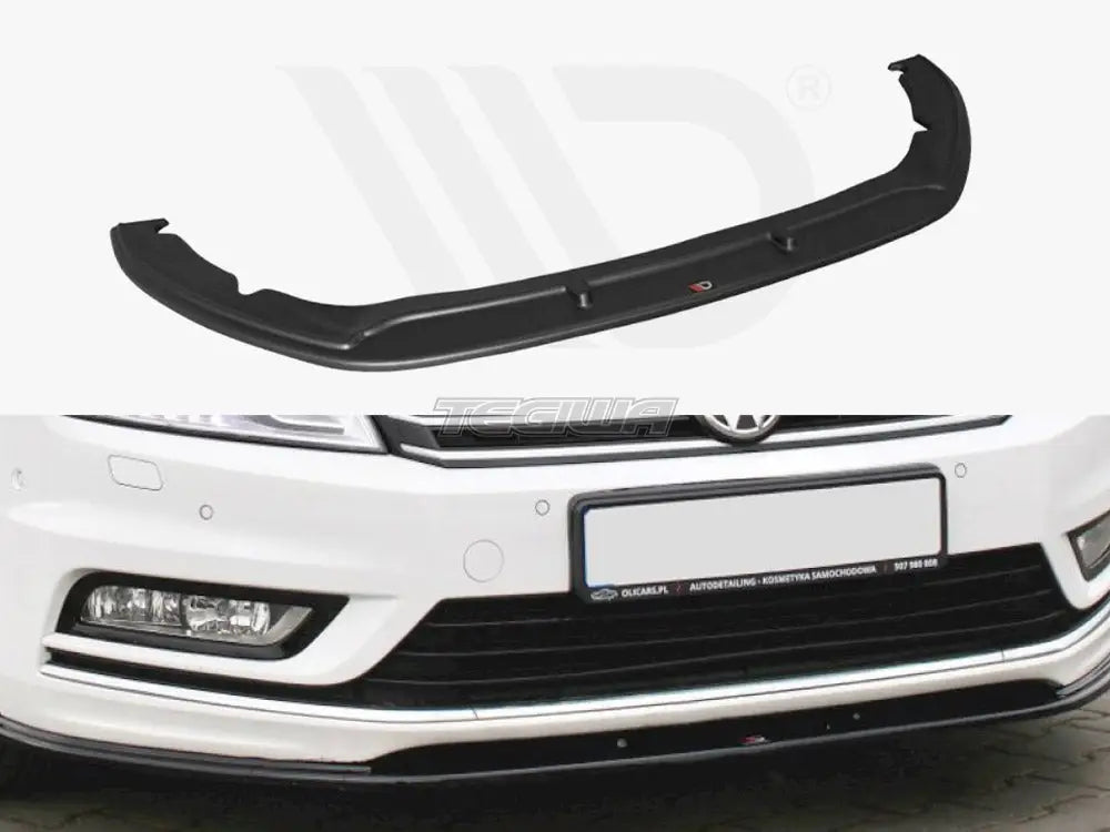 Maxton Design Front Splitter V.1 Volkswagen Passat B7 R-line 10-14