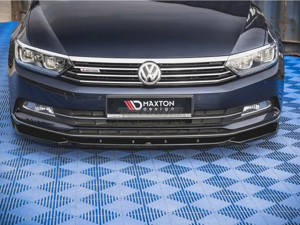 Maxton Design Front Splitter V.1 Volkswagen Passat B8 15-19