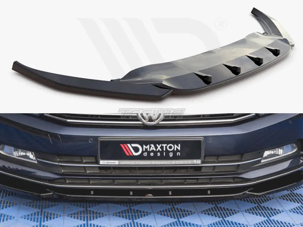 Maxton Design Front Splitter V.1 Volkswagen Passat B8 15-19