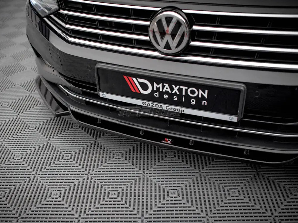 Maxton Design Front Splitter V.1 Volkswagen Passat B8 Facelift 2019-