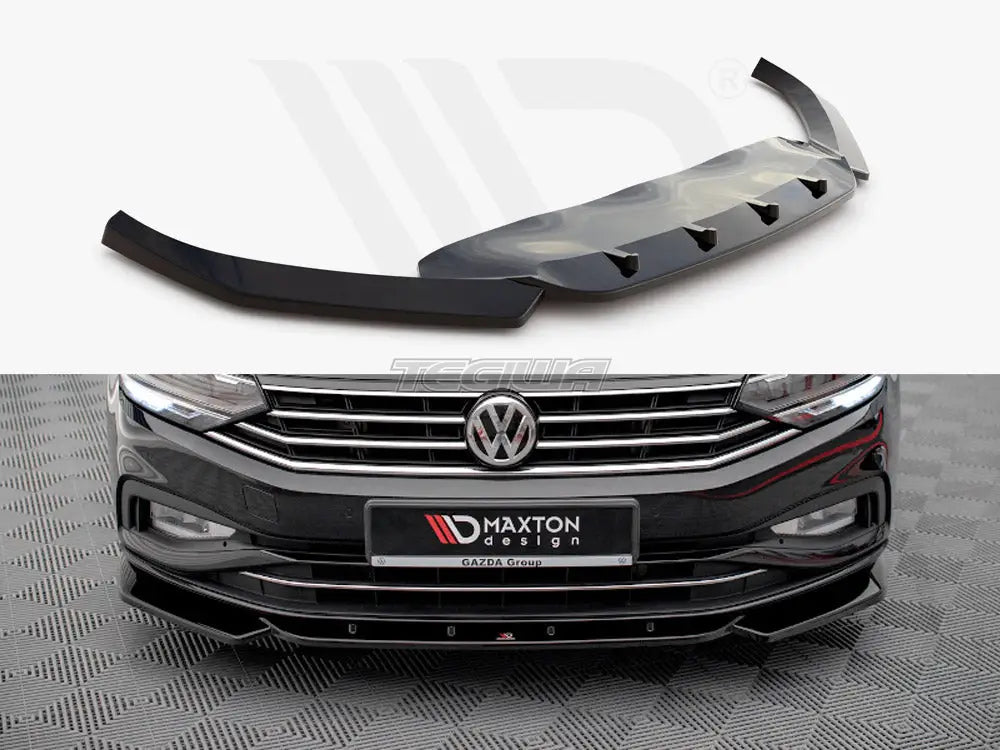 Maxton Design Front Splitter V.1 Volkswagen Passat B8 Facelift 2019-