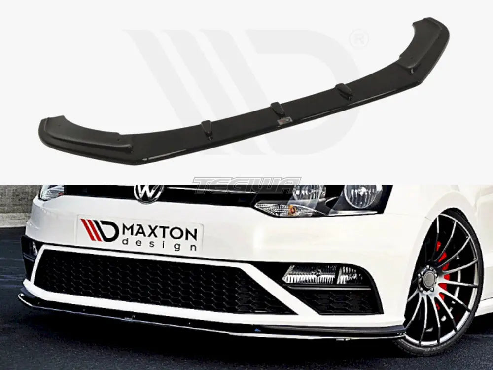 Maxton Design Front Splitter V.1 Volkswagen Polo MK5 GTI Facelift 15-17