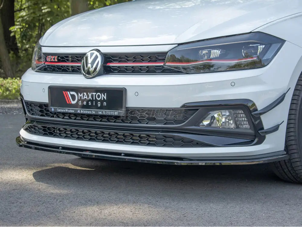 Maxton Design Front Splitter V.1 Volkswagen Polo MK6 GTI 17-21