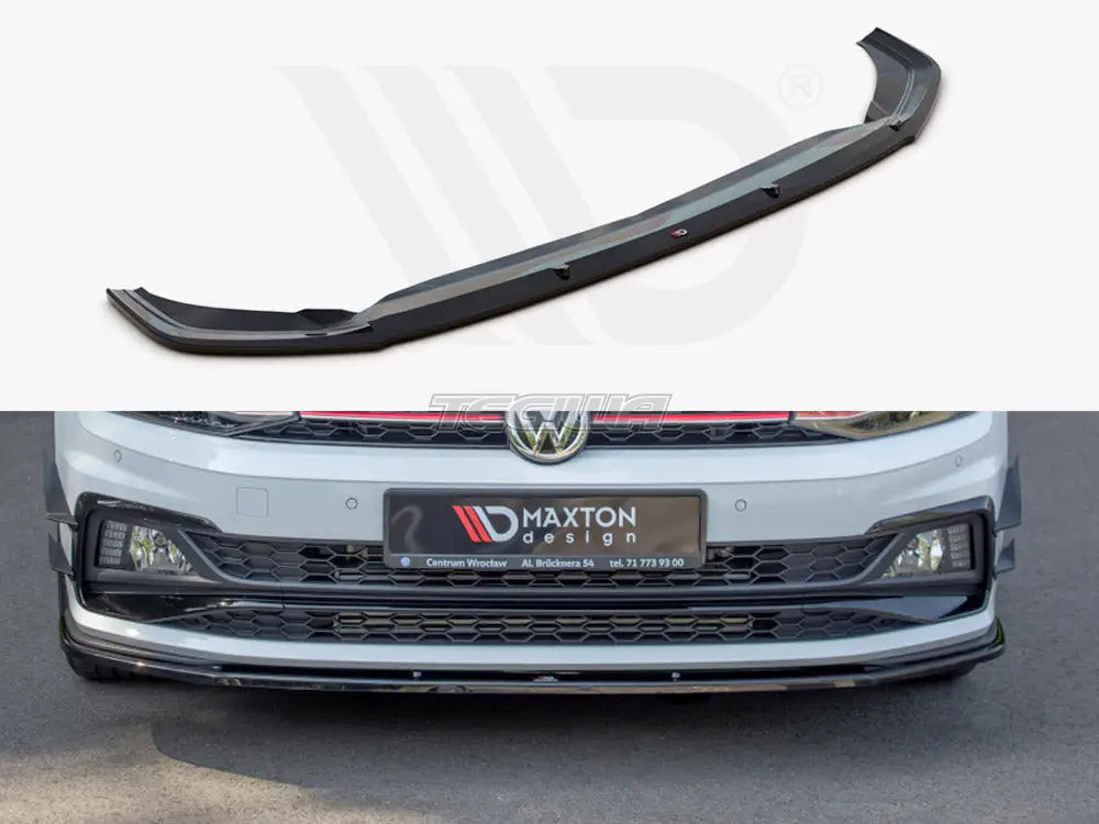 Maxton Design Front Splitter V.1 Volkswagen Polo MK6 GTI 17-21