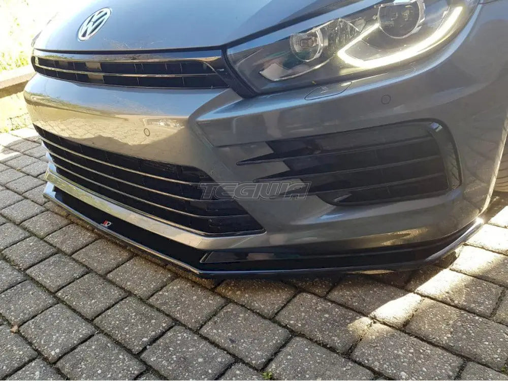 Maxton Design Front Splitter V.1 Volkswagen Scirocco MK3 R Facelift 14-17