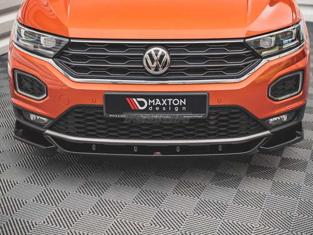 Maxton Design Front Splitter V.1 Volkswagen T-roc MK1 2017-