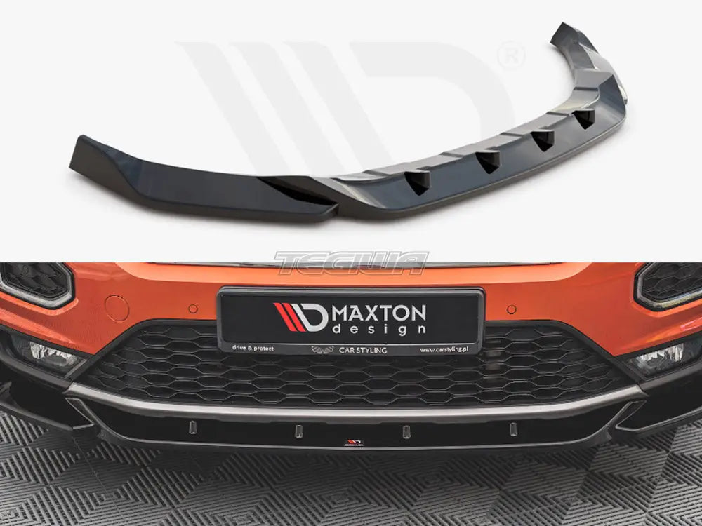 Maxton Design Front Splitter V.1 Volkswagen T-roc MK1 2017-