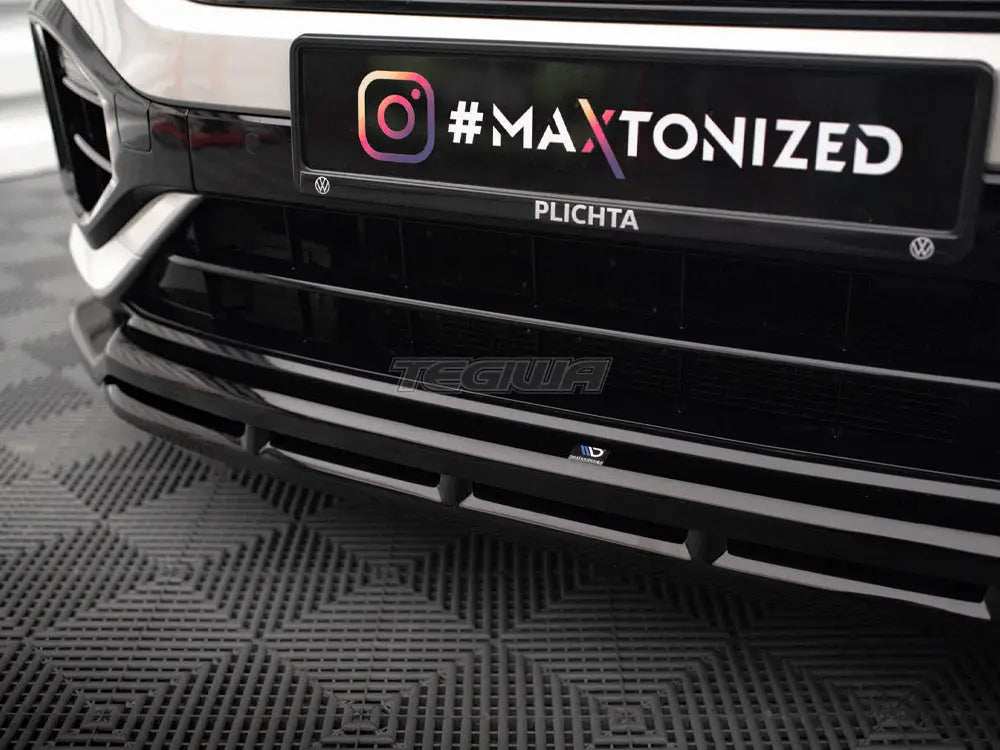 Maxton Design Front Splitter V.1 Volkswagen T-Roc R Mk1 Facelift