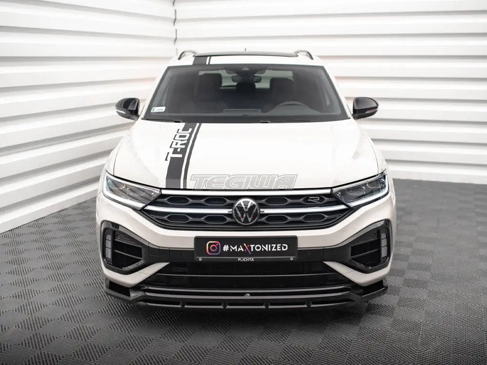 Maxton Design Front Splitter V.1 Volkswagen T-Roc R Mk1 Facelift