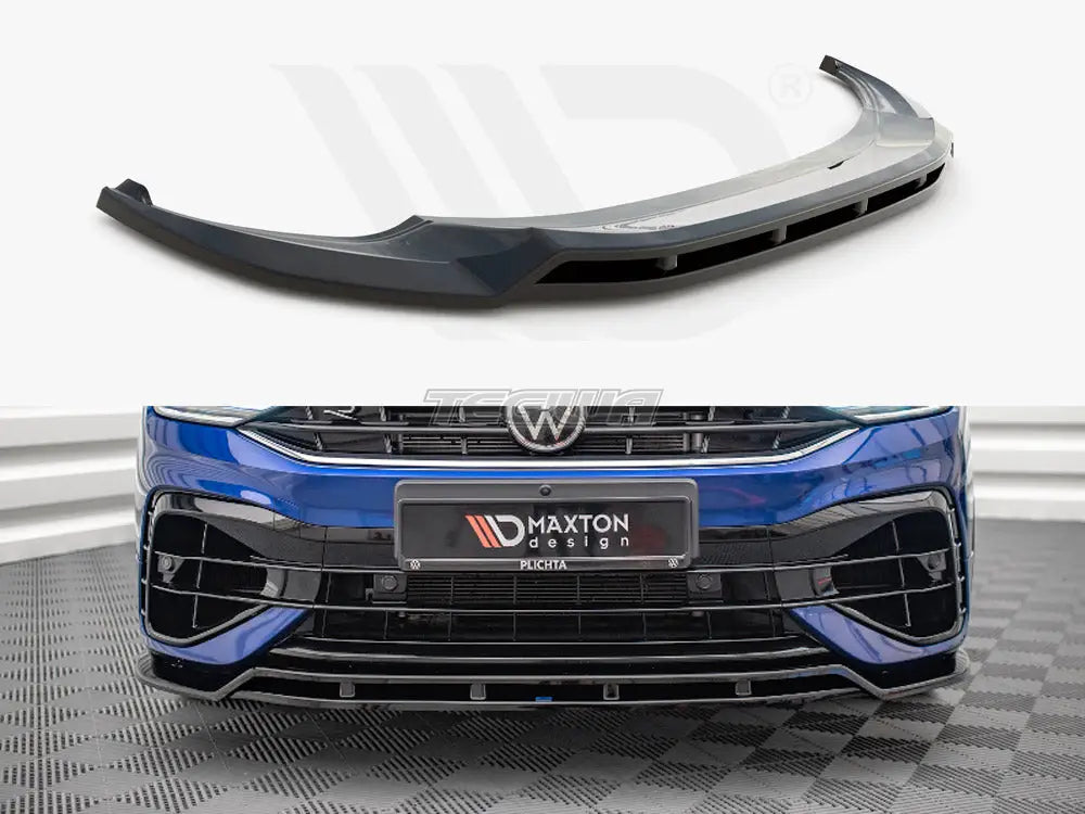 Maxton Design Front Splitter V.1 Volkswagen Tiguan R R-line MK2 Facelift 2020-