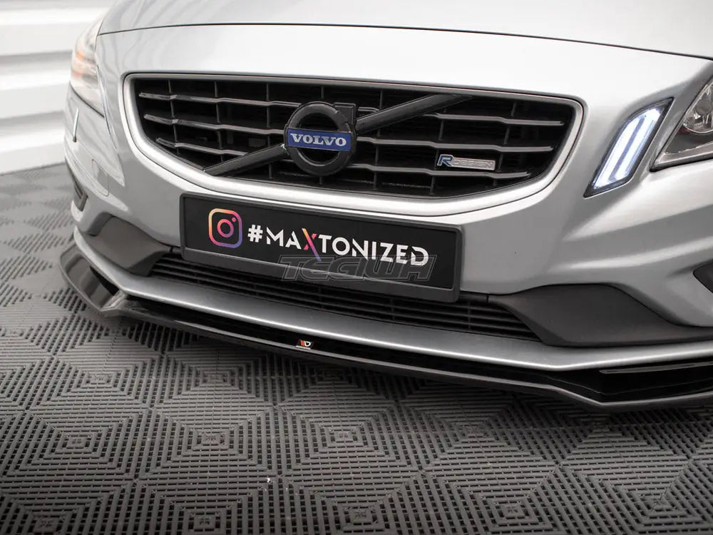 Maxton Design Front Splitter V.1 Volvo S60 R-Design Mk2