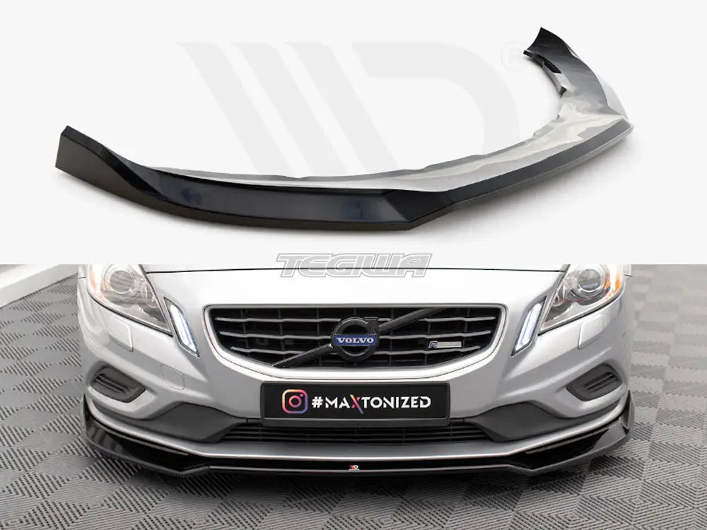 Maxton Design Front Splitter V.1 Volvo S60 R-Design Mk2