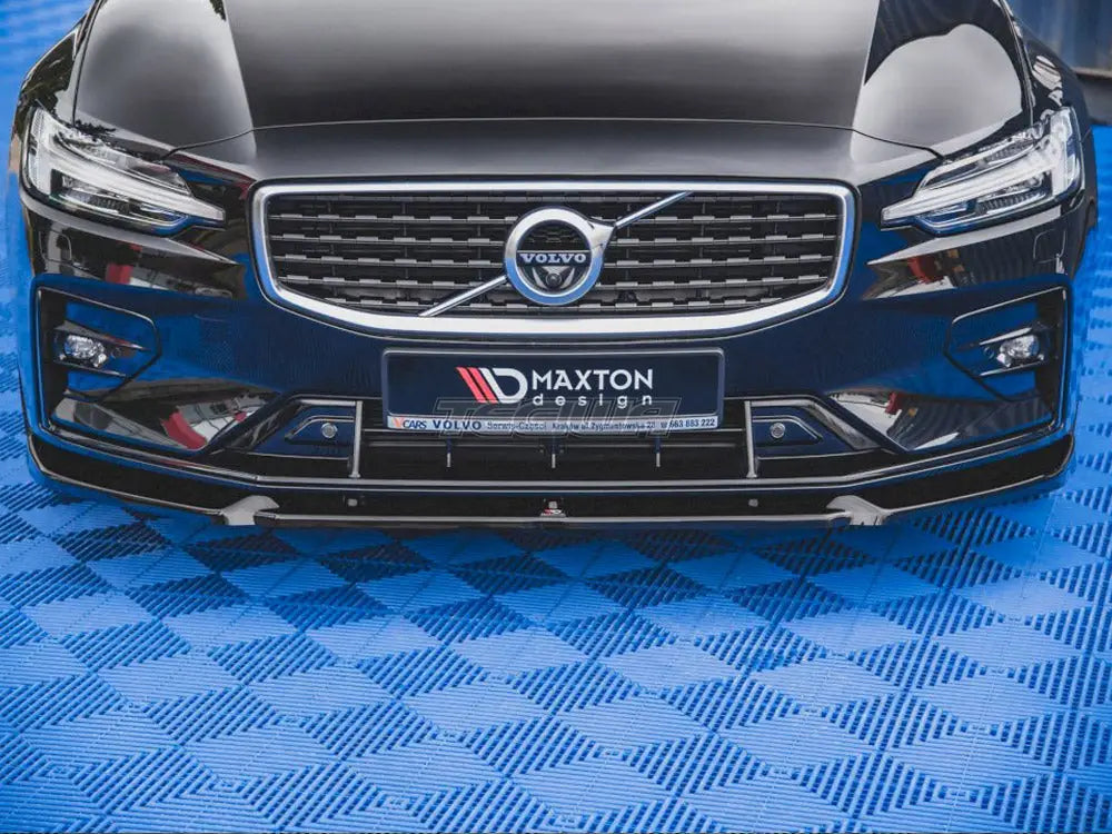 Maxton Design Front Splitter V.1 Volvo S60 V60 R-design MK3 2018-