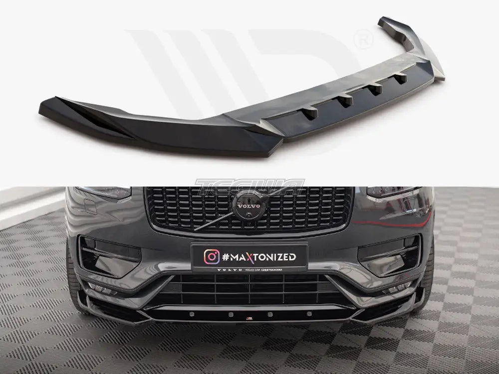 Maxton Design Front Splitter V.1 Volvo XC90 R-Design Mk2 Facelift