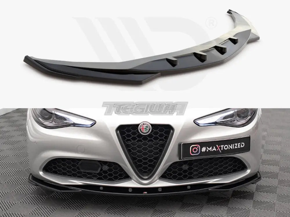 Maxton Design Front Splitter V.2 Alfa Romeo Giulia Sport