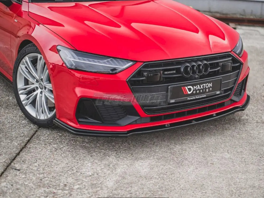 Maxton Design Front Splitter V.2 Audi A7 C8 S-line S7 C8 2017-