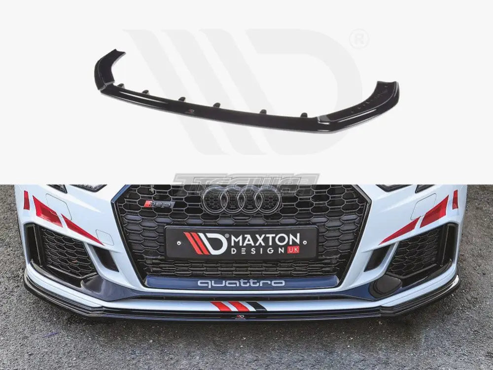 Maxton Design Front Splitter V.2 Audi RS3 8V Facelift Sportback 17-20