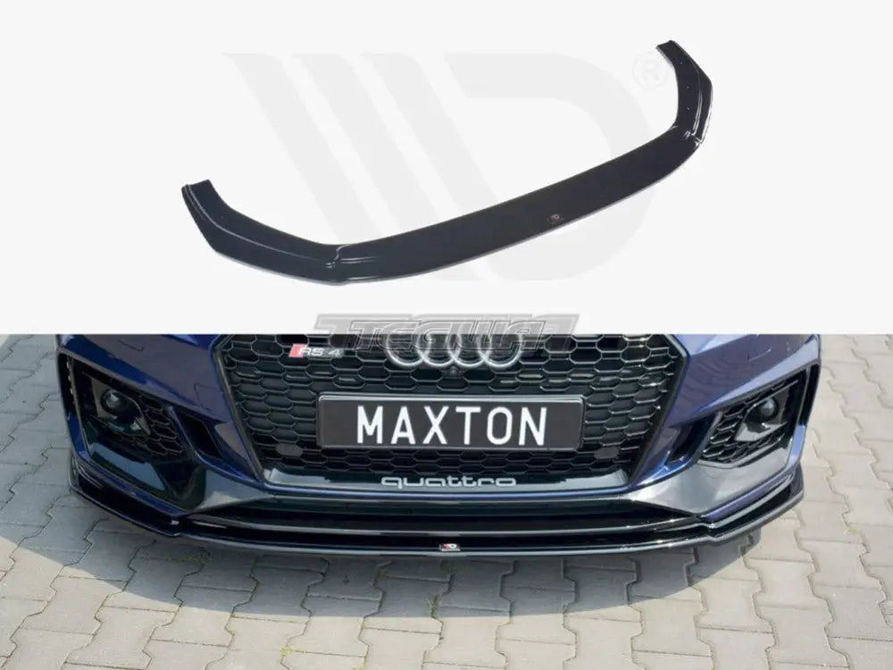 Maxton Design Front Splitter V.2 Audi RS4 B9 17-19