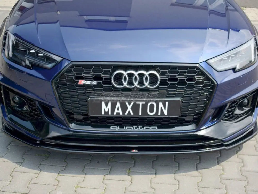 Maxton Design Front Splitter V.2 Audi RS4 B9 17-19