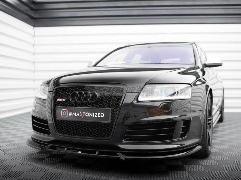 Maxton Design Front Splitter V.2 Audi RS6 Avant C6