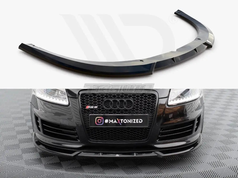 Maxton Design Front Splitter V.2 Audi RS6 Avant C6