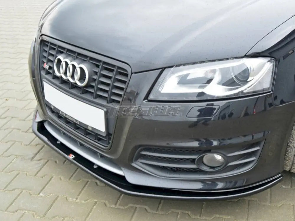 Maxton Design Front Splitter V.2 Audi S3 8P Facelift Model 09-13