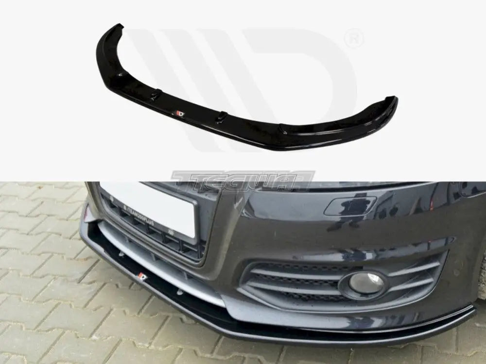 Maxton Design Front Splitter V.2 Audi S3 8P Facelift Model 09-13